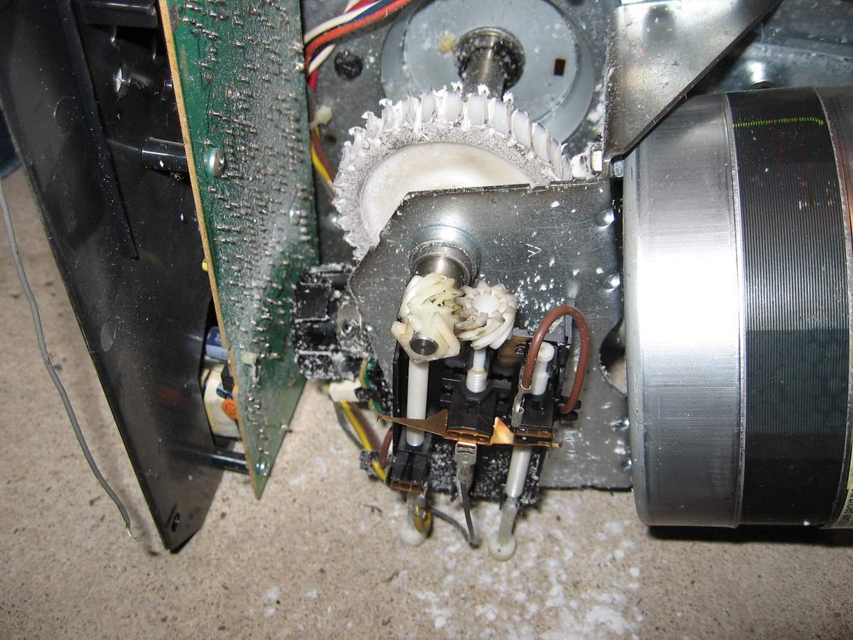 plastic drive gears stripping out of garage door -HungRightDoorsllc.com
