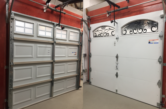 insulated-and-non-insulated-garage-doors-hung-right-doors-wa