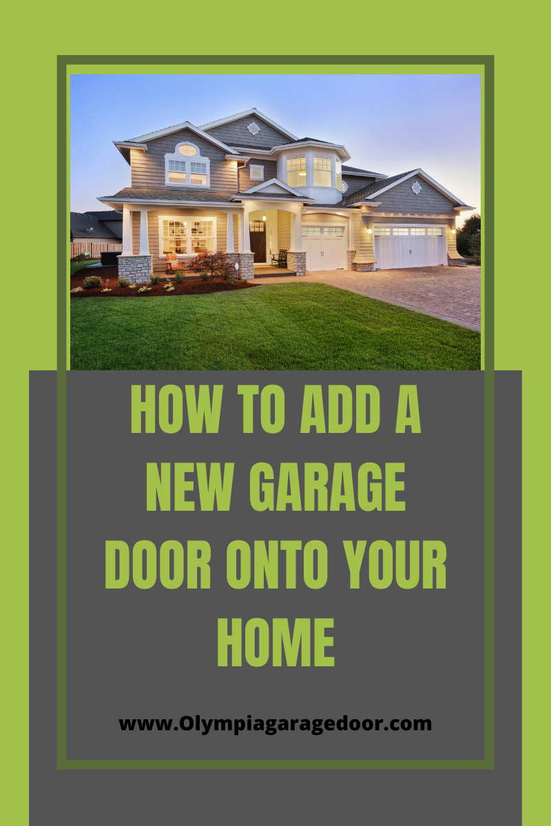 How to add a new garage door onto your home - Hung Right Doors