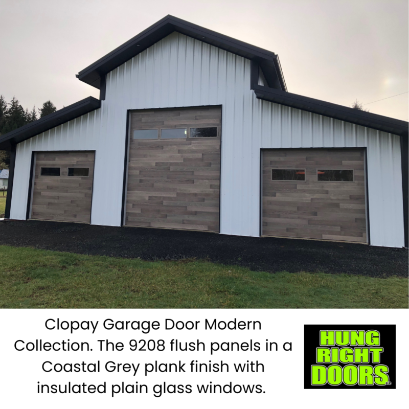 Modern Garage Doors at Hung Right Doors Olympia